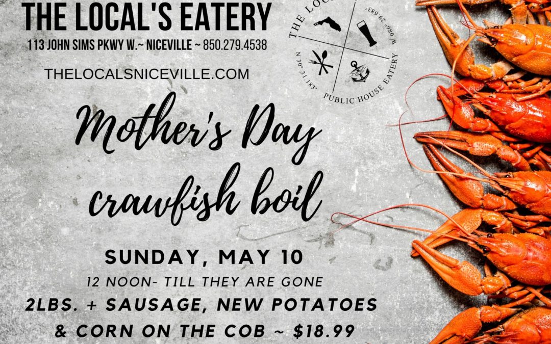 mother's day crawfish boil