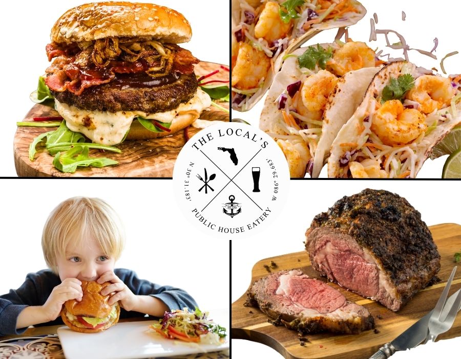 The Local's Burger Monday, Taco Tuesday, Kids Eat Free Wednesday and Prime Rib Thursday.